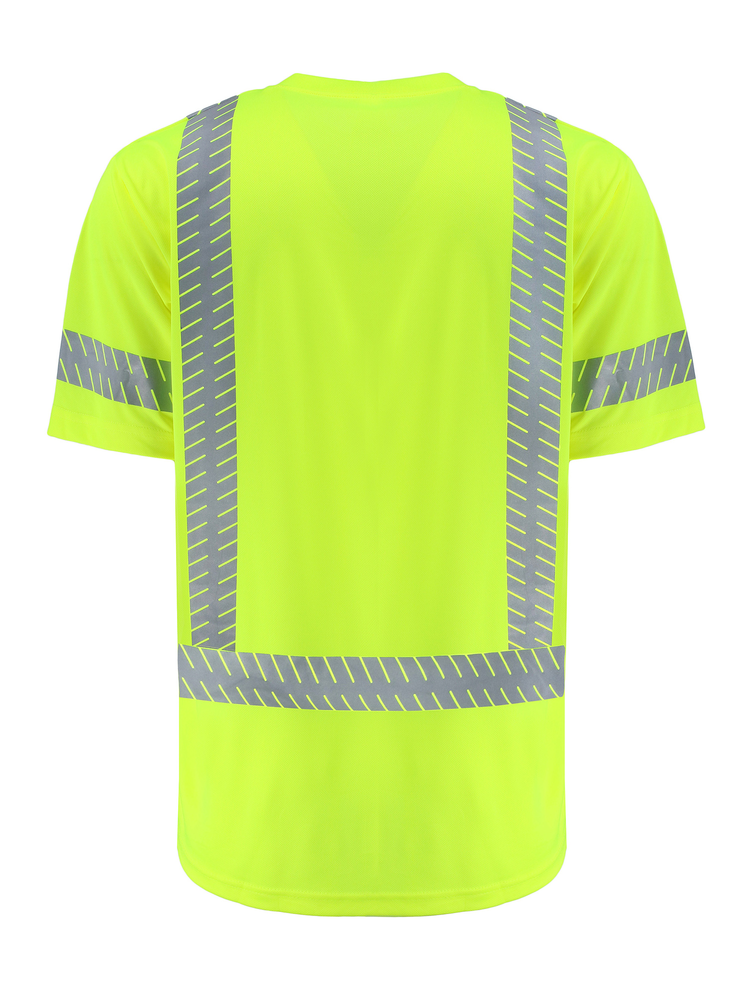 Picture of Safety Brite SB-C3SSBBSEG Class 3 Short Sleeve HI VIS Black Bottom Segmented T-Shirt